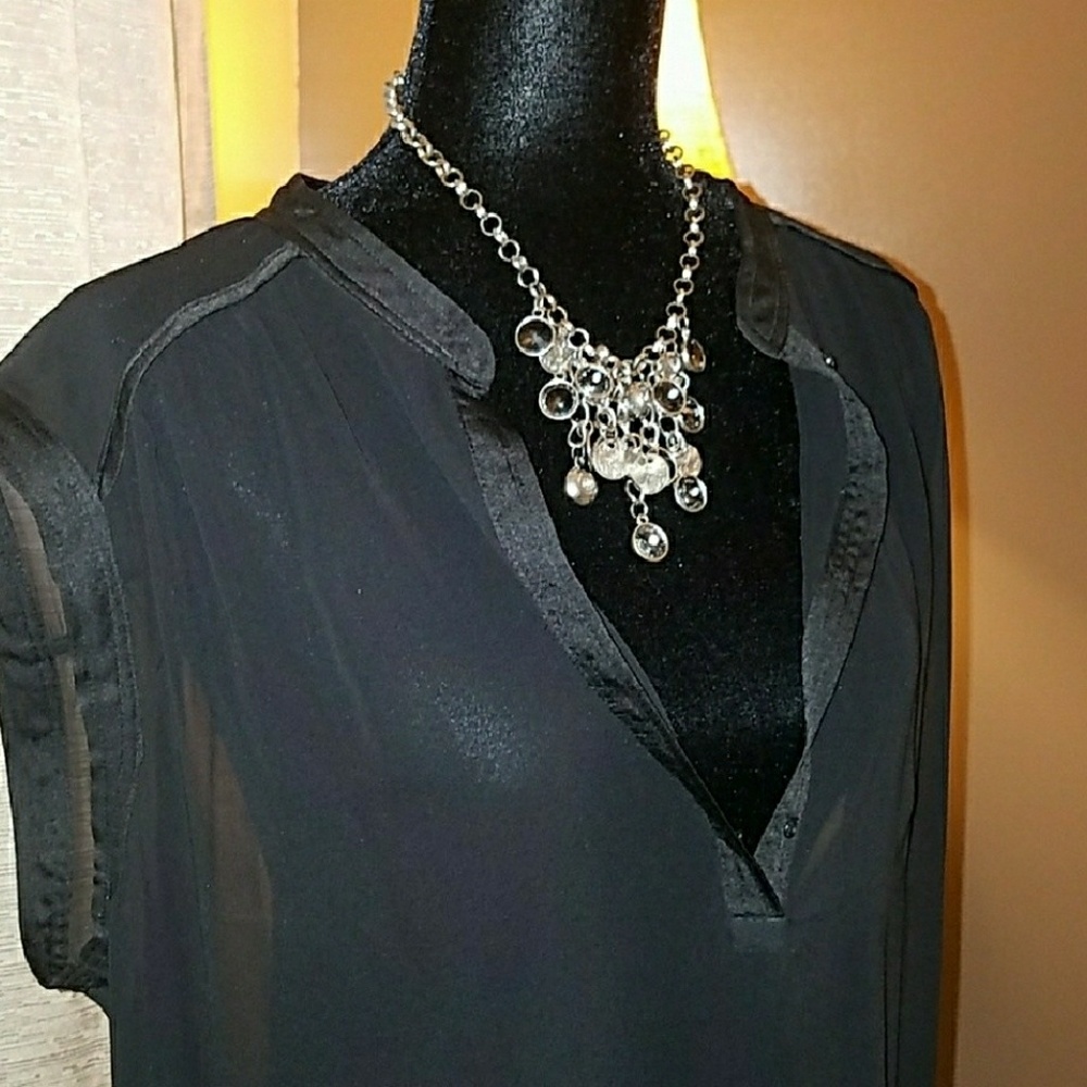 a.n.a Sheer Blouse
